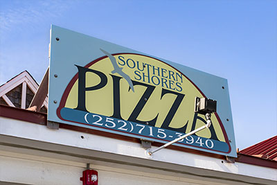 Southern Shores Pizza | Outer Banks Restaurants | Carolina Designs