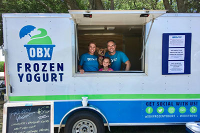 OBX Frozen Yogurt | Outer Banks Restaurants | Carolina Designs