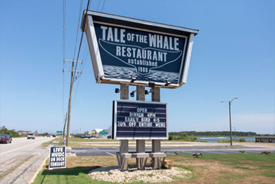 Tale of the Whale | Outer Banks Restaurants | Carolina Designs