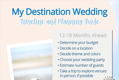 Destination Wedding Checklist | Carolina Designs