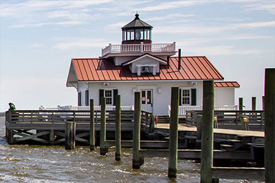 Roanoke Marshes Lighthouse in Manteo, NC | Outer Banks Activities | Carolina Designs
