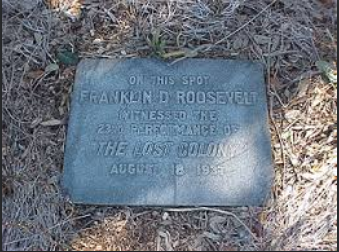 FDR visits lost colony