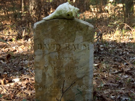 David Baum grave site