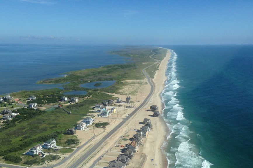S Turns Outer Banks Aerial Rodanthe NC