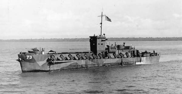 The USS LCI (R) 73 