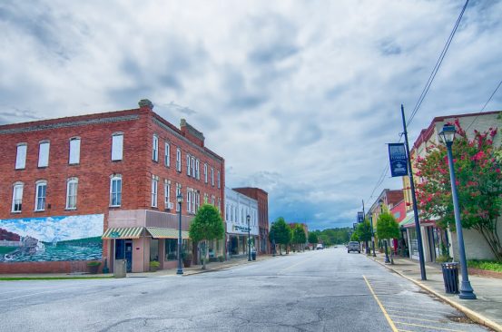 Plymouth town North Carolina street scene