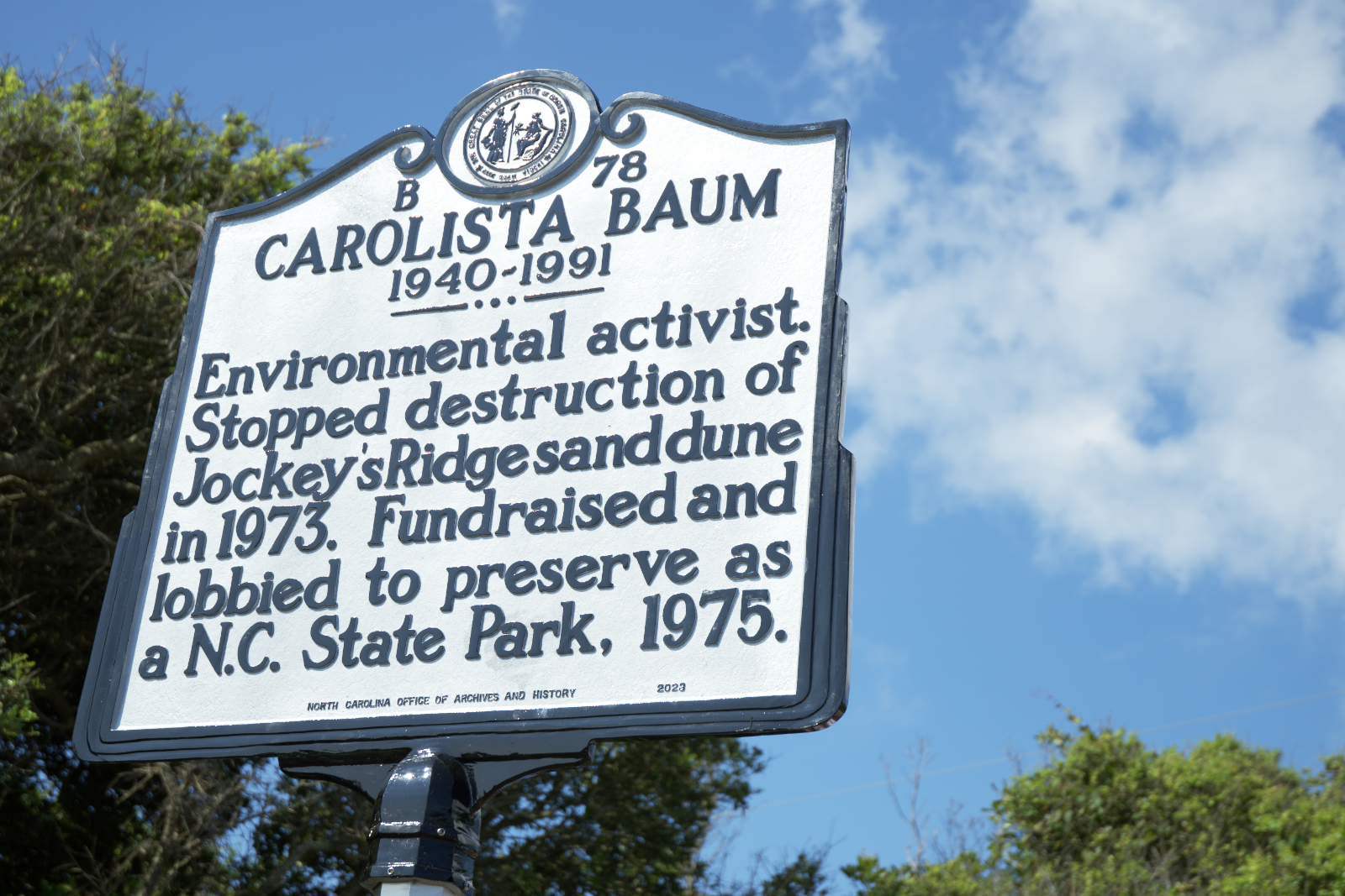 Jockey’s Ridge State Park & Carolista Baum | Outer Banks History | Carolina Designs